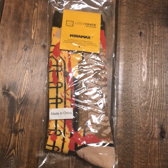 NEW - LootCrate Exclusive - Kill Bill Movie Socks - Picture 2 of 2